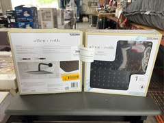 (2) Allen Roth Reign 10" Rain Showerheads - Matte Black