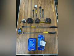 Assorted Shop Tools - Mechanics Tool Set/ Tape Measurers/ Ratchets & More