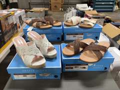 (3) Pairs Draper James Alex Sandals & (1) Pair Emily Wedge Shoes -SEE DESCRIPTION-