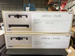 Allen Roth Benton 3-Light Vanity Bar, (2) Emerson 4-Light Vanity Bars