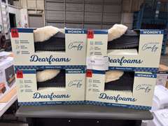 (4) Pairs Dearfoam Clog Style Slippers -Women’s Black Size Medium 7/8-