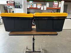 (4) Greenmade 27 Gallon Professional Grade Storage Container w/ Lids