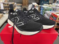 (2) Pairs New Balance Fresh Foam Running Shoes -Men’s Black/White Size 8 & 9- *NIB