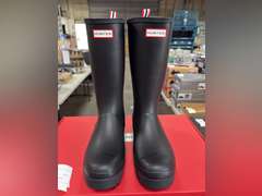 Hunter Play Tall Rubber Boot -Women’s Black Size 9- *NIB