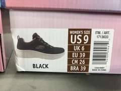 (2) Pairs Sketchers Lite Foam Running Shoes -Women’s Black Size 9-
