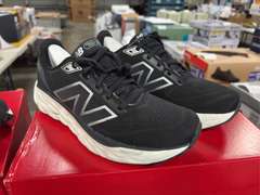 (2) Pairs New Balance Fresh Foam Running Shoes -Men’s Black/White Size 8 & 9- *NIB