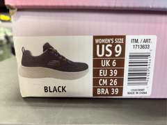 (2) Pairs Sketchers Lite Foam Running Shoes -Women’s Black Size 9-