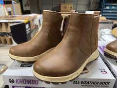 (3) Pairs Khombu Dusk All Weather Ankle Boots -Women’s Brown Size 8-