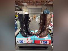 (2) B True Baretraps Boots - Women’s Brown & Black Size 7 - *NIB