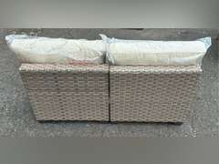 (2) TK CLASSICS SINGLE PIECE SECTIONAL OUTDOOR SOFAS