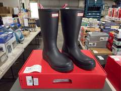Hunter Play Tall Rubber Boot -Women’s Black Size 9- *NIB