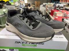 (2) Pairs Sketchers Arch Comfort - Men’s Black & Gray Size 10 -