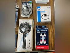 Assorted Box of Bathroom/Toilet/Shower Items
