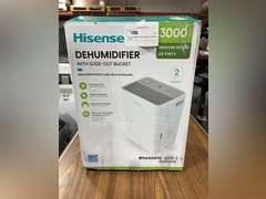 Hisense 3000sq ft Dehumidifer w/ Slide-Out Bucket *Tested/Works