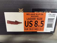(2) Pairs Frye Melanie Slip Ons -Women’s Brown Size 7.5 & 8.5- *NIB