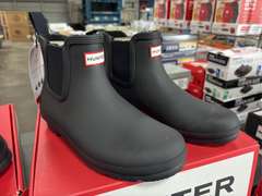 (2) Hunter Original Chelsea Rain Boots -Women’s Black Size 10-