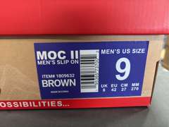 (3) Pairs Gerry Moc II Slip Ons -Mens (2) Brown Size 9 & (1) Black Size 9-