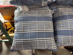 Brentwood Originals Plaid Indoor/Outdoor Cushions 20”x20”