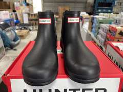 (2) Hunter Original Chelsea Rain Boots -Women’s Black Size 10-