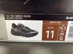 (3) Pairs Hi-Tech Trail Shoes -Men’s Black & Blue (2) Size 11 and (1) Size 10 -