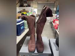 (2) Kenneth Cole Stanford Knee High Boots - Women’s Black & Brown Size 7 -