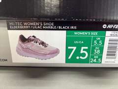 (3) Pairs Hi Tec Trail Shoes -Women’s Pink (1) Size 6 & (2) Size 7.5 -