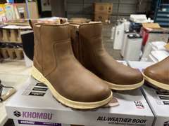 (3) Pairs Khombu Dusk All Weather Ankle Boots -Women’s Brown Size 8-