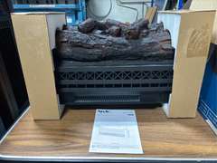 Style Electric Fireplace Log Ser 20.5” & Utilitech Infrared Cabinet Heater w/ Thermostat