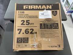 Firman 25ft 1195 Generator Power Cord