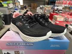 (2) Pairs Sketchers Lite Foam Running Shoes -Women’s Black Size 9-