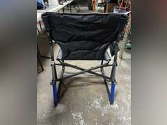 (2) MAC Sports Blue/Black Heavy Duty Camp Chairs