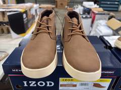 (4) Pairs IZOD Palmer Lace Up Chukka Boots -Men’s Brown Size 8-
