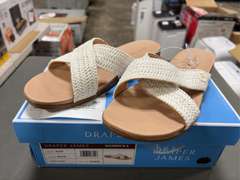 (3) Pairs Draper James Alex Sandals & (1) Pair Emily Wedge Shoes -SEE DESCRIPTION-