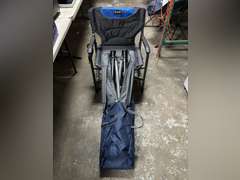 (2) MAC Sports Blue/Black Heavy Duty Camp Chairs