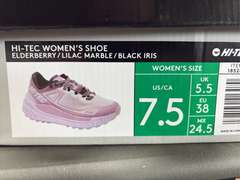(3) Pairs Hi Tec Trail Shoes -Women’s Pink (1) Size 6 & (2) Size 7.5 -