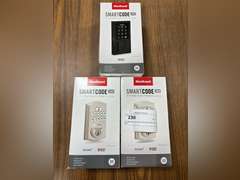 (3) Kwikset SmartCode Electronic Door Lock Kits