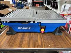 Kobalt 7-In Tabletop Sliding Tile Saw *Tested/Works