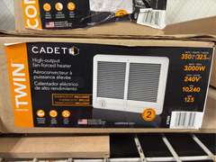Cadet Electric Baseboard Heater, High-Output Fan-Forced Heater & Fan-Forced Heater