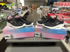 (2) Pairs Sketchers Lite Foam Running Shoes -Women’s Black Size 9-