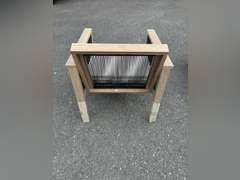 TK Classics - 2 Arm Chairs & 1 Planked Coffee Table Set *NIB