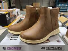 (3) Pairs Khombu Dusk All Weather Ankle Boots -Women’s Brown Size 8-