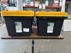(4) Greenmade 27 Gallon Professional Grade Storage Container w/ Lids