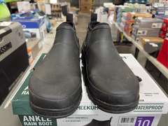 (3) Pairs Staheekum Ankle Waterproof Rain Boots -Men’s Black Size 10-