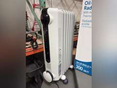 (2) Utilitech Oil Filled Radiator Heaters w/ Thermostat - Heats up to 300sq ft.