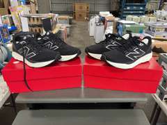 (2) Pairs New Balance Fresh Foam Running Shoes -Men’s Black/White Size 8 & 9- *NIB