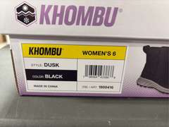 (4) Pairs Khombu Dusk All Weather Ankle Boots -Women’s Black Size 6-