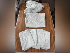 HOTEL King Size 6-Pc Egyptian Cotton Sheet Set w/ Aqua Green Sheet Set and Tempur Pedic Cooling Pill