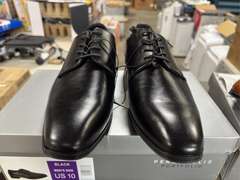 (3) Pairs Perry Ellis Leather Dress Shoes -Men’s Brown Size 11.5 & (2) Black Size 11.5/ 10- *NIB