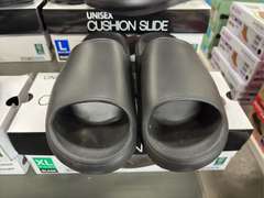 (4) Pairs Cushion Slide Ons -Unisex Black Sizes M/ L/ (2) XL-