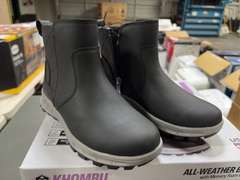 (4) Pairs Khombu Dusk All Weather Ankle Boots -Women’s Black Size 6-